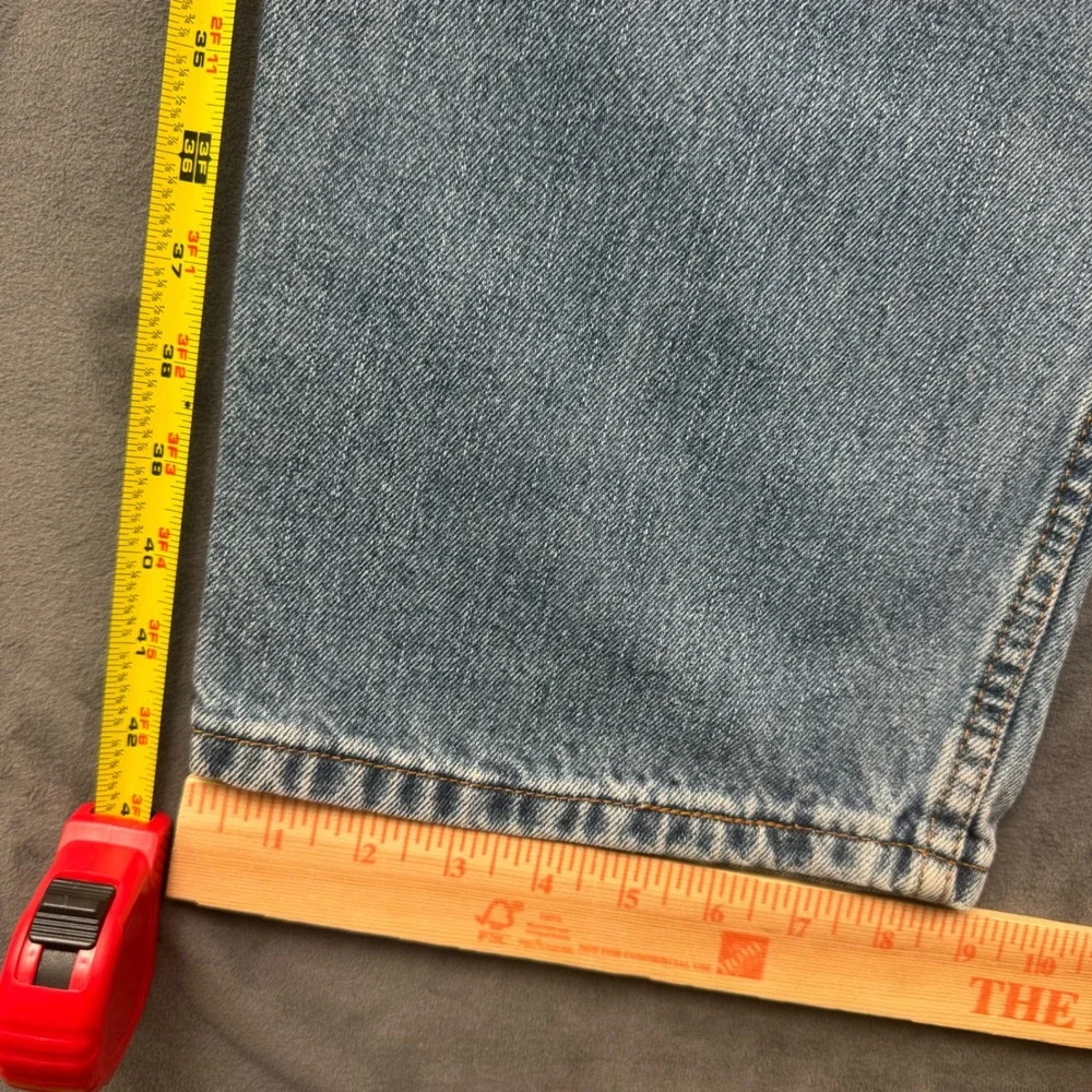 Levis 550 Relaxed Fit Jeans Mens 42x30 Medium Wash Blue Denim Tapered Leg